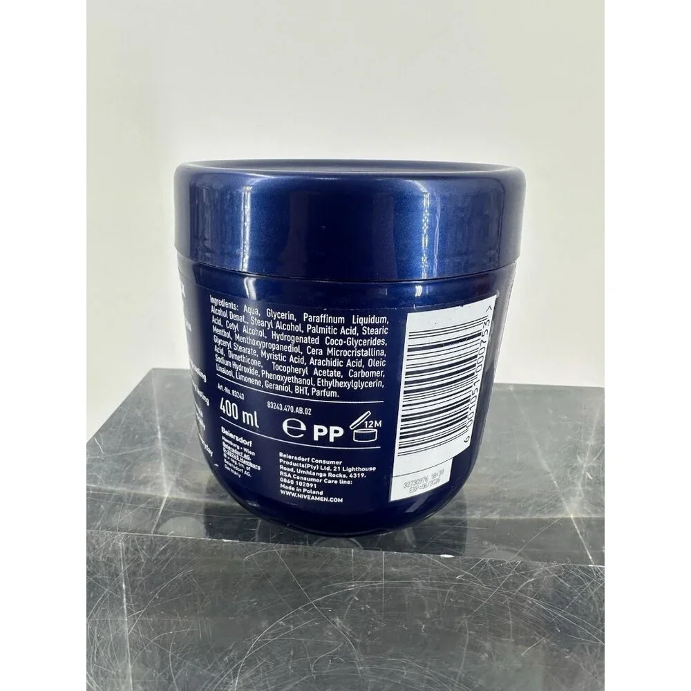 Nivea Men Body Cream Combo X2 Revitalizing Energizing & Cool Kick, 13.5oz